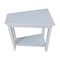 International Concepts Keystone Accent Table, White OT08-45 - alternate 5
